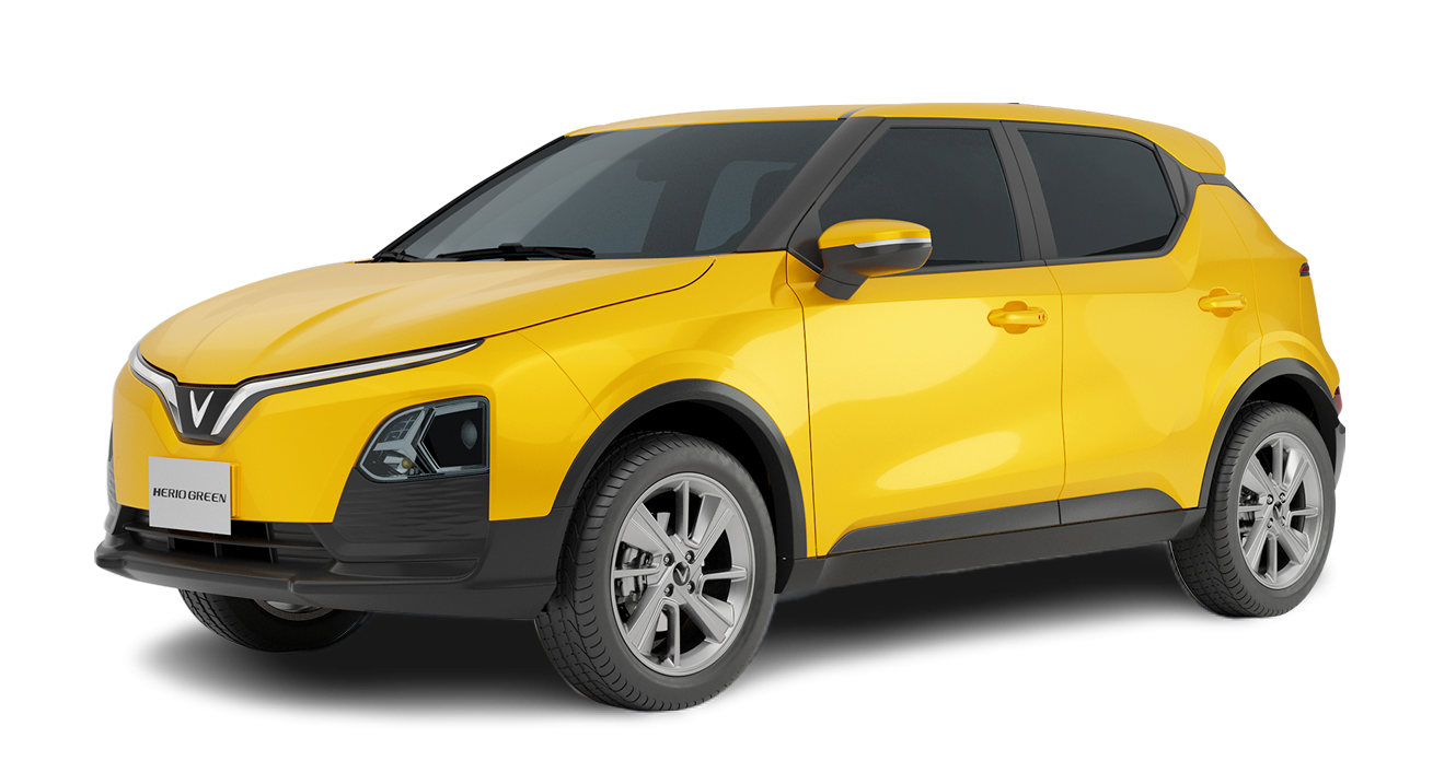 Hình ảnh xe VinFast VF 3 màu Yellow